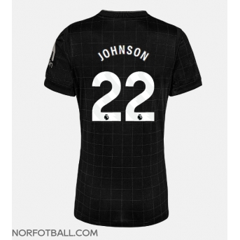 Billige Fotballdrakt Tottenham Hotspur Brennan Johnson #22 Replika Bortedrakt Dame 2025-26 Kortermet
